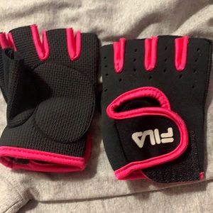 Fila workout gloves
